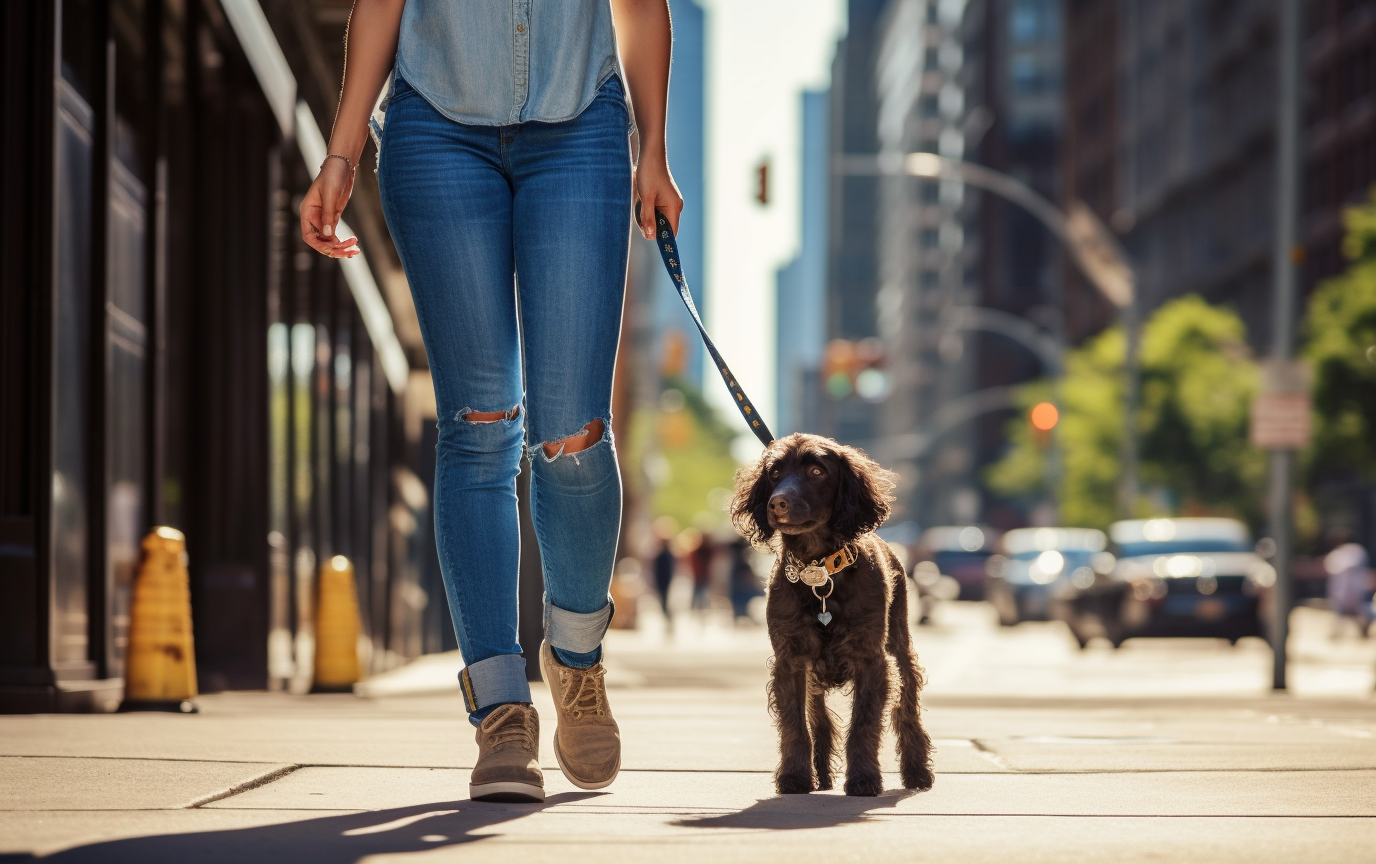 Columbus Circle Dog Walkers